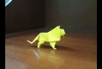 how to make a origami lion how to make a origami lion