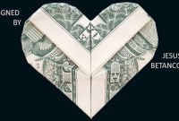 dollar bill heart origami youtube dollar bill heart origami youtube