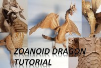 origami zoonoid dragon tutorial origami zoonoid dragon tutorial