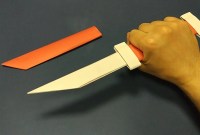 money origami knife money origami knife