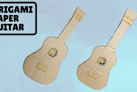 how to make a origami guitar how to make a origami guitar