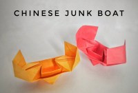 traditional origami junk boat traditional origami junk boat