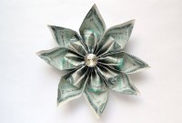 dollar bill origami easy flower dollar bill origami easy flower