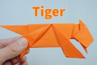 how to make an origami tiger how to make an origami tiger