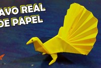 origami de papel pavo real origami de papel pavo real