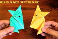 cara membuat origami rubah cara membuat origami rubah
