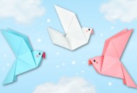 origami de papel ave origami de papel ave