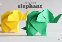 origami facile elephant origami facile elephant