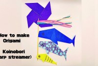 origami easy koinobori origami easy koinobori