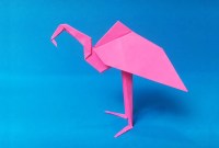 how to make a origami flamingo how to make a origami flamingo