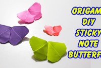 sticky note origami tutorial sticky note origami tutorial