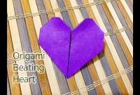 origami beating heart video origami beating heart video
