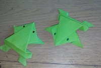 origami facile qui saute origami facile qui saute