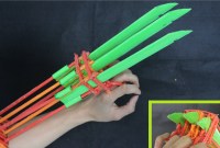 origami garras de wolverine de papel origami garras de wolverine de papel