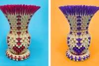 3d origami vase for beginners 3d origami vase for beginners