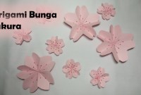 gambar origami bunga sakura gambar origami bunga sakura