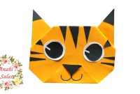origami facile tete de tigre origami facile tete de tigre