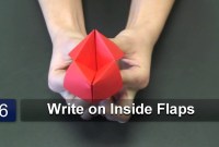 paper origami question game paper origami question game