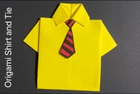 youtube origami shirt and tie youtube origami shirt and tie