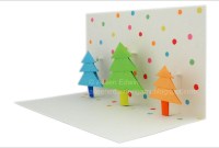 origami pop up christmas tree card origami pop up christmas tree card