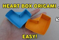 cara membuat origami love box cara membuat origami love box