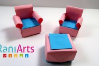 sofa de papel origami sofa de papel origami