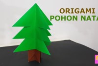 cara membuat origami pokok cara membuat origami pokok