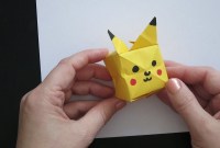 how to make a origami pikachu how to make a origami pikachu