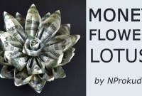 lotus flower money origami lotus flower money origami