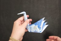 napkin origami swan napkin origami swan