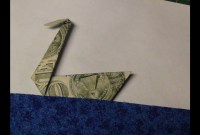 dollar bill origami swan dollar bill origami swan