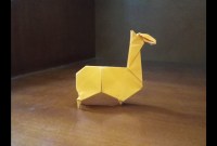 origami llama tutorial origami llama tutorial