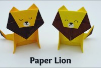 how to make origami lion step by step how to make origami lion step by step