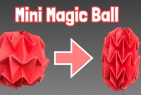 how to quickly make an origami magic ball how to quickly make an origami magic ball
