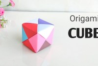 how to fold an diy origami 3d cube how to fold an diy origami 3d cube