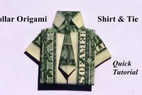 how to make a shirt dollar bill origami how to make a shirt dollar bill origami
