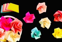 sticky note origami flower sticky note origami flower