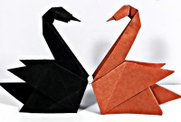 origami swan that flaps wings origami swan that flaps wings