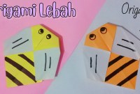 cara membuat lebah dari kertas origami cara membuat lebah dari kertas origami