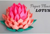 easy origami lotus flower youtube easy origami lotus flower youtube