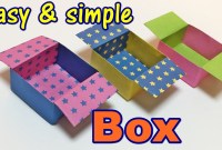 origami box a4 paper easy origami box a4 paper easy