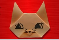 origami facile animaux chat origami facile animaux chat