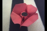 how to make an origami poppy how to make an origami poppy