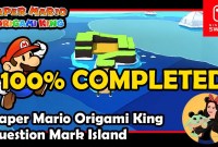 paper mario origami question mark island paper mario origami question mark island
