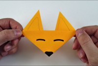 very easy origami fox very easy origami fox