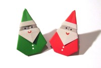 santa claus dari kertas origami santa claus dari kertas origami