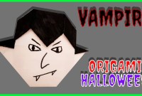 vampiro de papel origami vampiro de papel origami