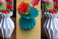 cara membuat vas bunga dari kertas origami cara membuat vas bunga dari kertas origami