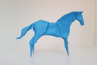 origami facile cheval origami facile cheval
