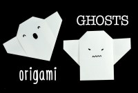 simple origami ghost simple origami ghost